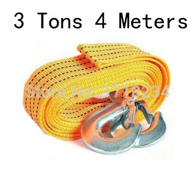 Wholesale-High Strength Nylon Car Trailer Rope Tow Truck Bus Big Car Traction Rope 4 Meters 3 Tons of Bands Automobile Repair Tools