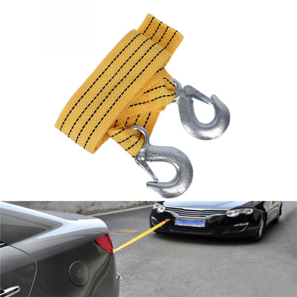 Wholesale-Road Emergency Trailer Rope Tow Line Strap 2 Hooks Hook Car Tow Rope Car Towing Trailer Cable Belt With Hook For Heavy Duty