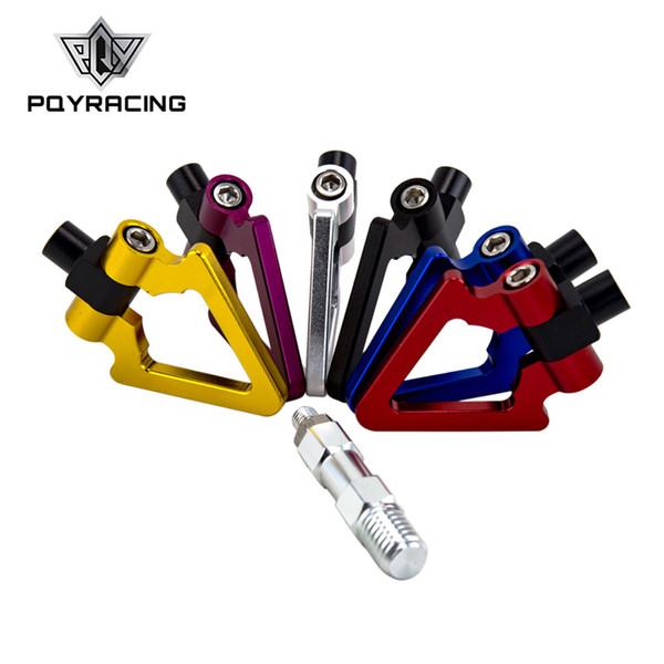 \PQY RACING - Billet Aluminum Tow Hook F&R Triangle Ring Towing Hook For BMW MINI COOPER F10 F11 F25 F26 3/4/5 SERIES PQY015