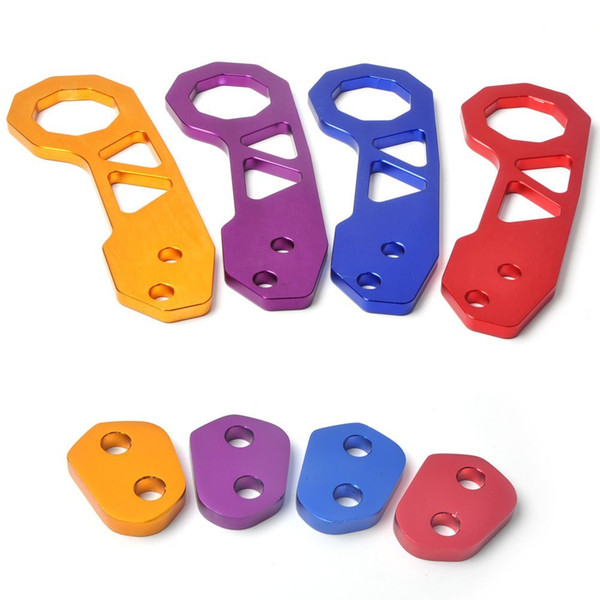 UNIVERSAL BILLET CNC ALUMINUM RACING REAR TOW HOOK JDM ANODIZED-RED BLACK BLUE PURPLE SILVER ORANGE GREEN