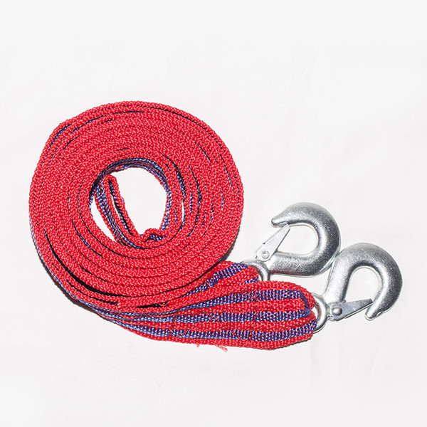 Car trailer rope 4 m 5 tons thickened beef reinforcement, trailer rope handbag, traction rope rescue rope.