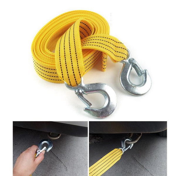 4M 5 Ton Tow Cable Towing Pull Rope Snatch Strap Heavy Duty Road Recovery Car Truck