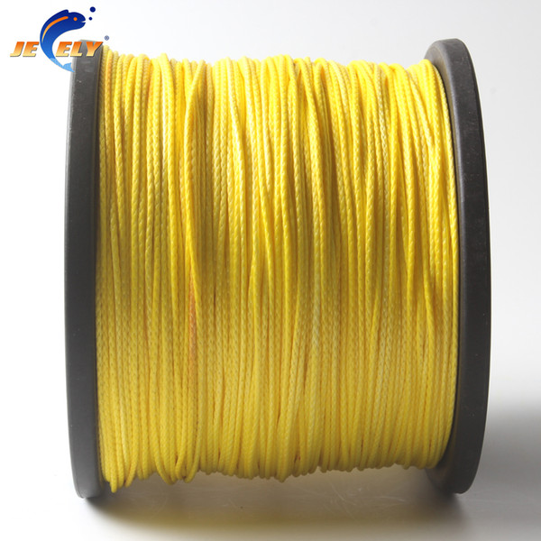 Free Shipping 1mm 6 Strand UHMWPE Winch Rope 500M 100kg UHMWPE