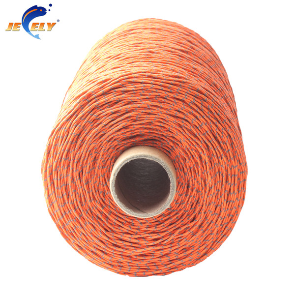 Free shipping 1.5mm 500m 330LB UHMWPE Fiber Core With UHMWPE Fiber Sleeve Tent Rope With Reflective SPECTRA