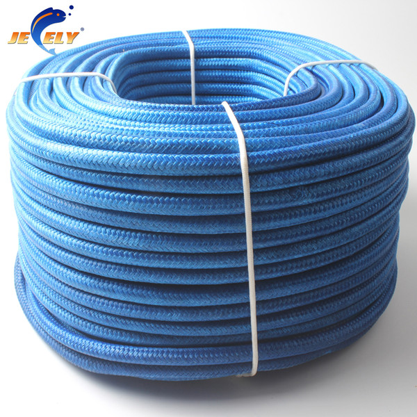 Free Shipping 500M 1.4mm Spectra Towing Winch Rope Polyester Sleeve 16/24/32 Strands Round Stiff Version SPECTRA