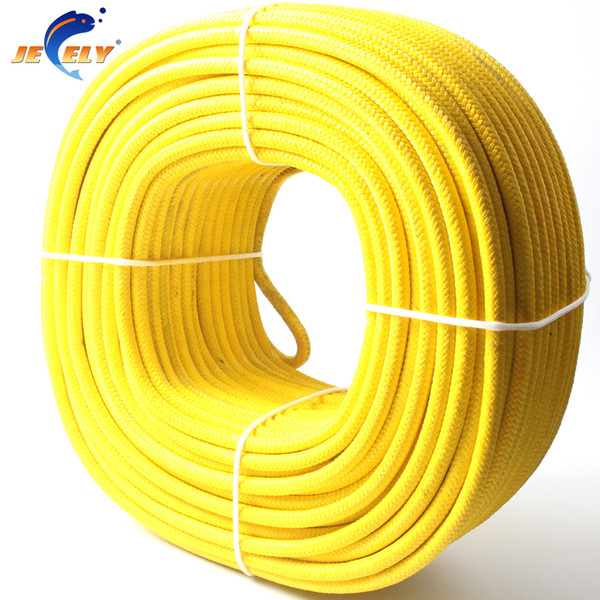 Free Shipping 1.6mm 50M 250LB UHMWPE Towing Rope Round Stiff Version with Polyester Sleeve SPECTRA