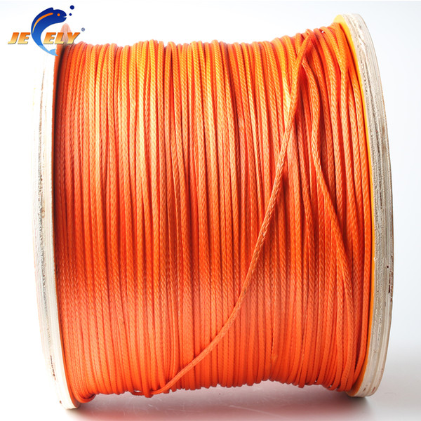 Free Shipping 1.4mm 507lbs Spectra UHMWPE Braided Winch Fishing Line 50M 6 Strand UHMWPE