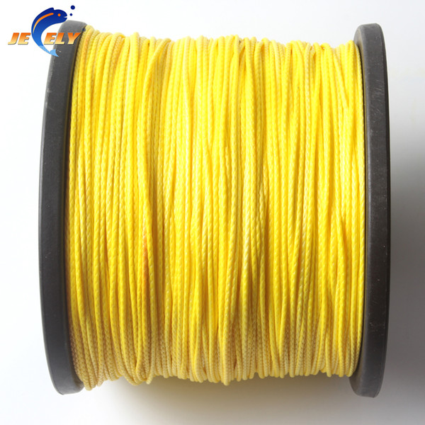 Free Shipping High Quality1mm 4 Strand Braided Towing Winch Rope UHMWPE 120Kg 500M UHMWPE