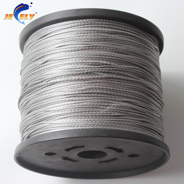 Free Shipping 1000M/piece 70kg uhmwpe 0.8mm 4 weave hollow braided towing winch rope UHMWPE