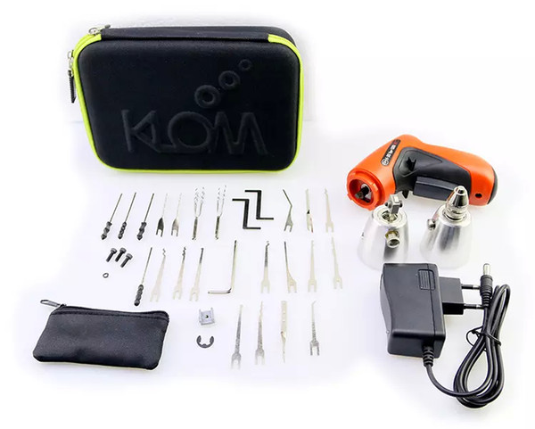 KLOM Cordless Electric Lock Pick Gun Auto Lock Picks Tools Pick Guns Lockpicking Lock Pick Set Locksmith Tools