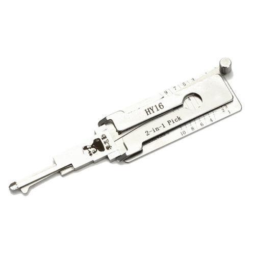 Original LISHI HY16 2 in 1 Auto Lock Pick and Decoder Locksmith Tool to Hyundai Door Lock