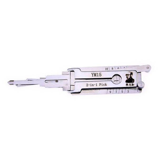 Lishi 2 in 1 Lishi YM15 lock pick and decoder together 2 in 1 use for Benz and Dodge