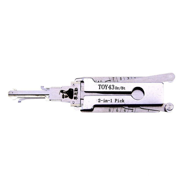 hot sale LISHI TOY43 Camry lishi 2in1 pick decoder Locksmith Auto Lock Picks Lock Open tool for Toyota