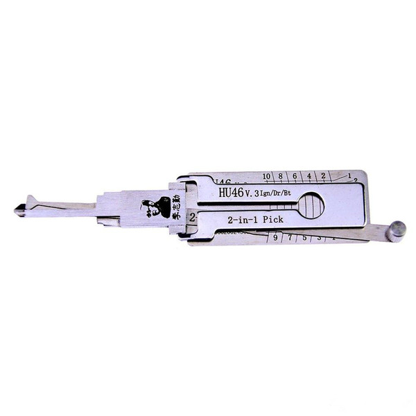 Original LISHI HU46 2-in-1 Auto Pick and Decoder for Opel Antara Sail Auto Pick Sets Lock Pick Locksmith Tools