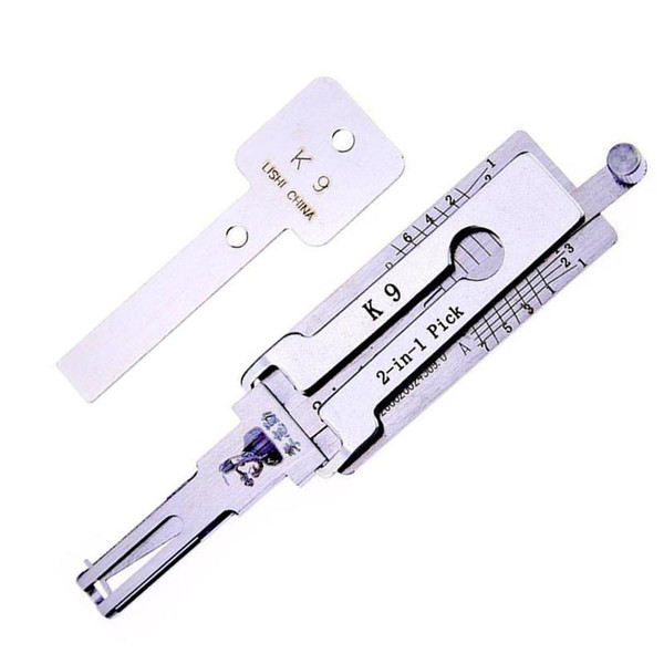 original LISHI K9 Lock Pick Tool 2 in 1 Car Door Lock Pick Decoder Unlock Tool Lock Picks For Korean KIA