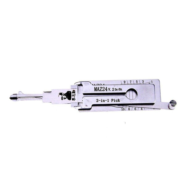 Original Lishi 2 in 1 locksmith tool MAZ24 lock pick and decoder used for Mazda,Soueast,Haima