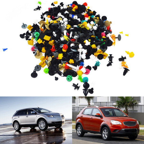 Hot Sale Car Styling Universal Auto Fastener Car Bumper Clip 100/200pcs Mixed Vehicle Retainer Rivet Door Panel Fender Line