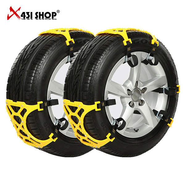 Brand New Snow Chains Car Tire Skid Chain 4pcs/Lot 165mm~265mm Universal Adjustable Auto Car SUV Anti Wheel Slip Chain