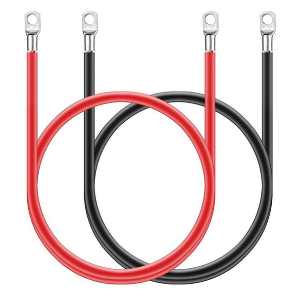 Car battery fire line red and black ground wire copper wire battery ground 16 square 50CM cable repair parts