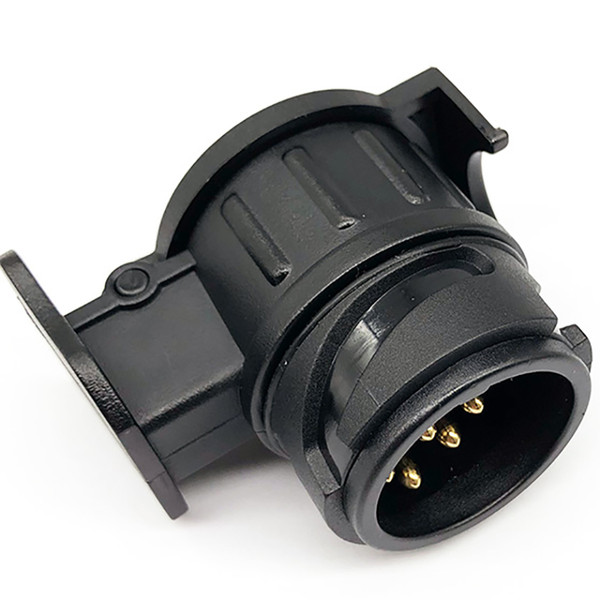 Connect Vehicle Trailer 12V 13 Pin To 7Pin Adapter Tow Bar Copper Socket Plug Towing Trailer Converte Caravan Connect Accessories Parts