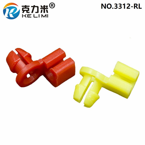 KE LI MI Car Left Right Door Side Lock Latch Rod 4mm Size Clip Plastic Retainers