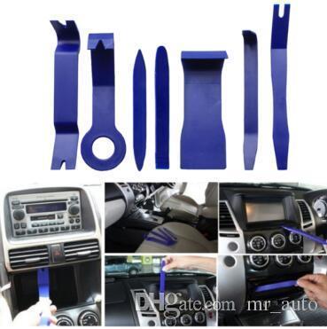 7pcs/set Hard Plastic Auto Car Radio Panel Interior Door Clip Panel Trim Dashboard Removal Opening Tool Set Car Repair Tool CCA9434 50set