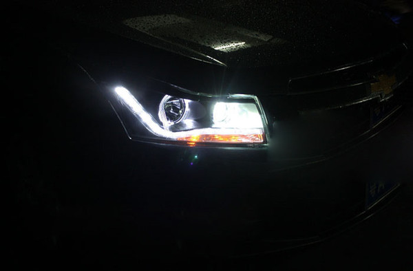 V3 angel eye headlights Cruze Cruze R8A8 xenon headlight assembly Cruz product dimension headlamps