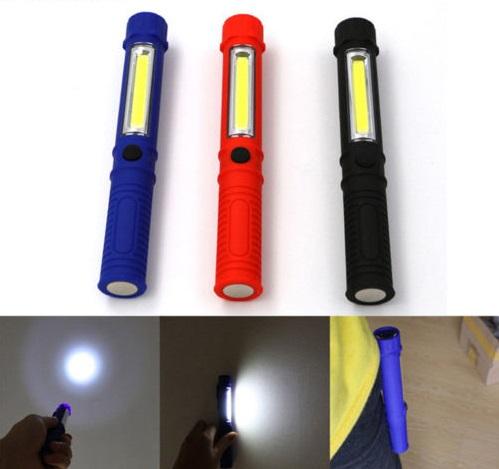 COB LED Mini Working Inspection light Flashlight Pocket PenLight With Magnet Multifunction Maintenance flashlight Hand Torch lamp Car