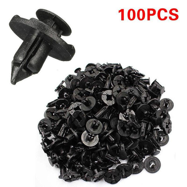 100Pcs x 8mm Fender Liner Fastener Rivet Push Clips Retainer Replace For Door car Trim Panel For Nissan DDA307