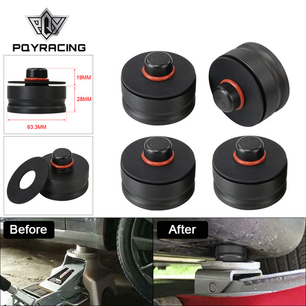 Lift Point Pad Adapter Jack Pad Tool Chassis Jack Lifting Equipment Car Styling Accessories For Tesla Model 3 Rubber Jack PQY-LPA01BK