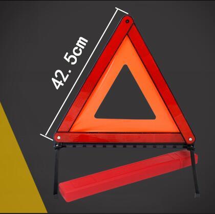 Automotive folding reflector three tripod vehicle parking triangle caution board