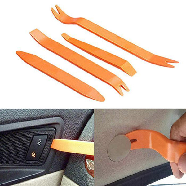 4pcs Portable Auto Car-Styling Radio Panel Door Clip Panel Trim Dash Audio Removal Installer Pry Kit Repair Tool