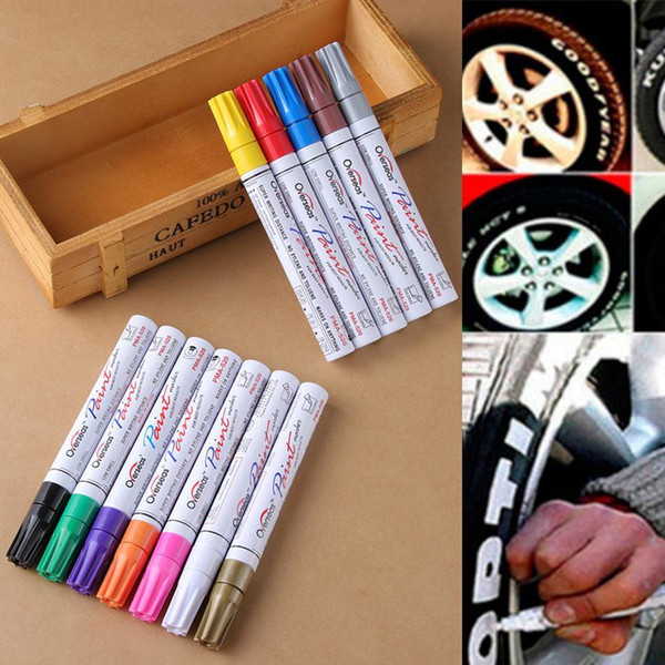 Metal Oil Rubber Tread Car Tyre Waterproof Paint Pen Marker Permanent Graffiti Oily Marker Pen OOA4851