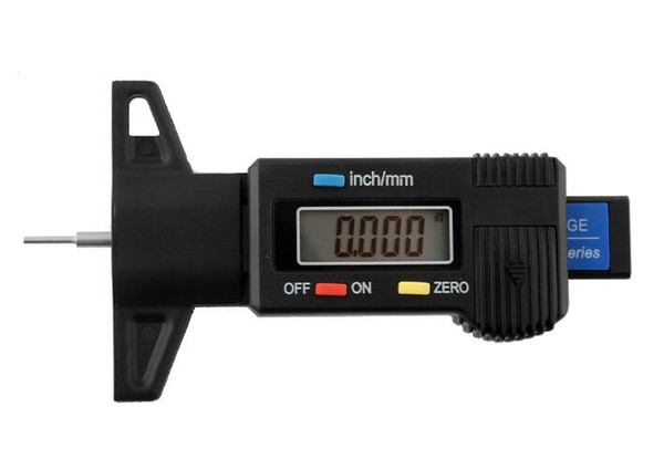 Car Tire Tester Brake Shoe Pad Wear Digital Tyre Depth Gauge Tread Monitor Auto Tires Pressure Measurement