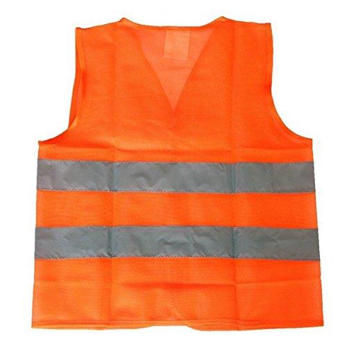 Reflective Strips Waistcoat Safety Vest Jacket Coats High Visibility Stripes Tops Jacket Car Motorcycle Running Jogging