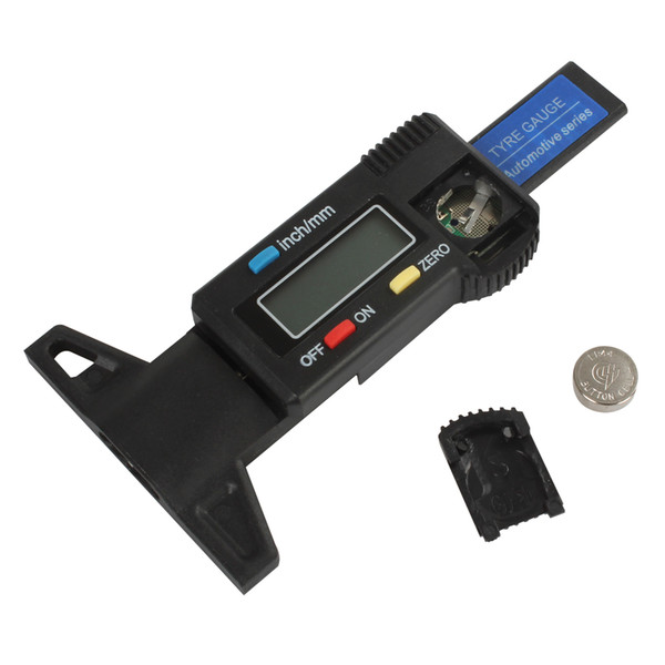 Brand New Mini Metal Pin Car LCD Digital Display Tread Depth Gauge / Digital Vernier Caliper INS_418