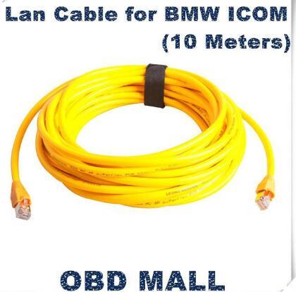 2016 Good Quality Lan Cable for BMW ICOM (10 Meters) for BMW Car ICOM Diagnose connector for BMW ICOM Lan cable