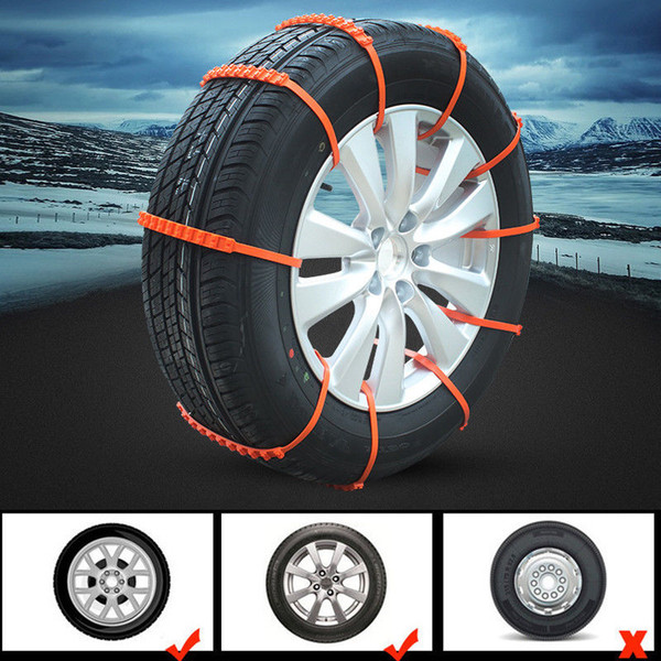 10Pcs Emergency Traction Aid Life Saver For Car Stuck Tire Chain In Mud Snow M00196