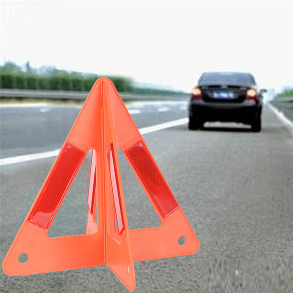 Car Safety Emergency Reflective Warning Triangle Foldable Car Warning Triangle Safety Stop Breakdown Sign Board Emergency Reflective Flash