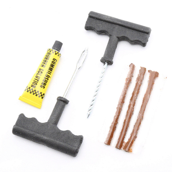 1 Set Professional Auto Car Tire Repair Kit Car Bike Auto Tubeless Tire Tyre Puncture Plug Repair Tool Kit Tool Car Accessories