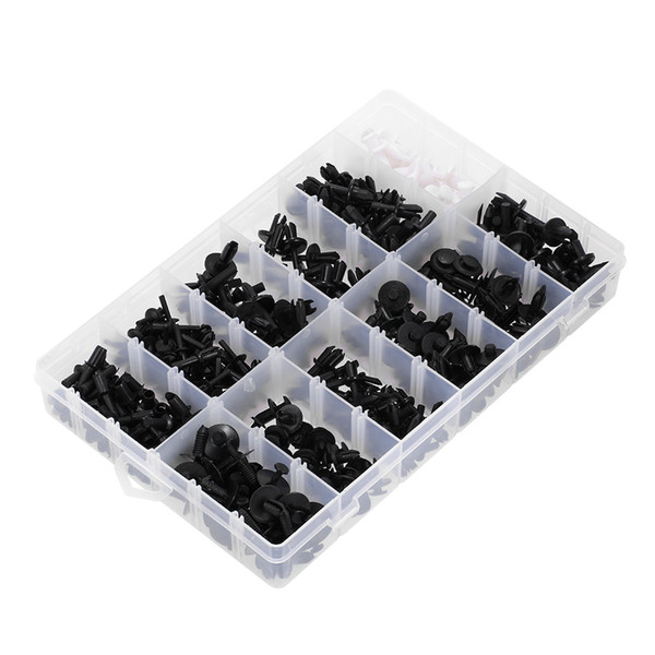 Freeshipping 350pcs Universal Car Mixed Door Trim Panel Clips Fasteners Auto Bumper Rivet Retainer Push Engine Cover Fender Fastener Clips