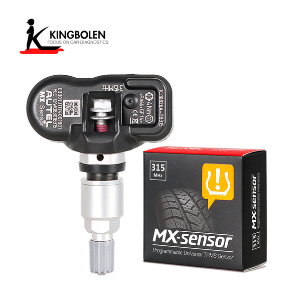 TPMS Sensor 315MHZ Autel MX-Sensor 433MHZ TPMS Senor Universal Programmable Supports Tire Pressure Programming Monitor 315mhz