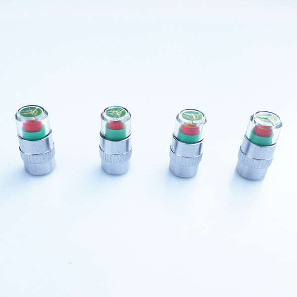 4PCS 2.4Bar 36PSI Car Auto Tire Pressure Monitor Valve Stem Caps Sensor Indicator Eye Alert Diagnostic Tools Kit