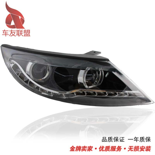 The land Zezhi ran angel eye headlights xenon lamp assembly with dual color dual lens headlight headlight Sportage