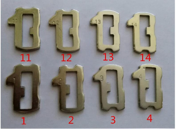 COPPER Car Lock Reed HU66 Plate For AUDI VW Volkswagen Plate NO 1.2.3.4,11.12.13.14 Each 25PCS For VW Lock Repair Kits