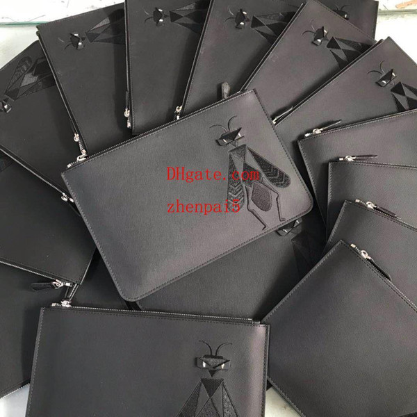 2019 brand fashion bags Black Fashion plating hardware clutch hot sale Street Fashion handbags High quality handbags for men HG-5