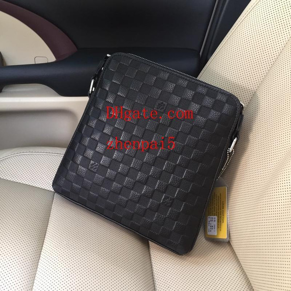 2019 brand fashion bags Black High-end diagonal handbag hot sale Street Fashion handbags High quality handbags for men JK-1