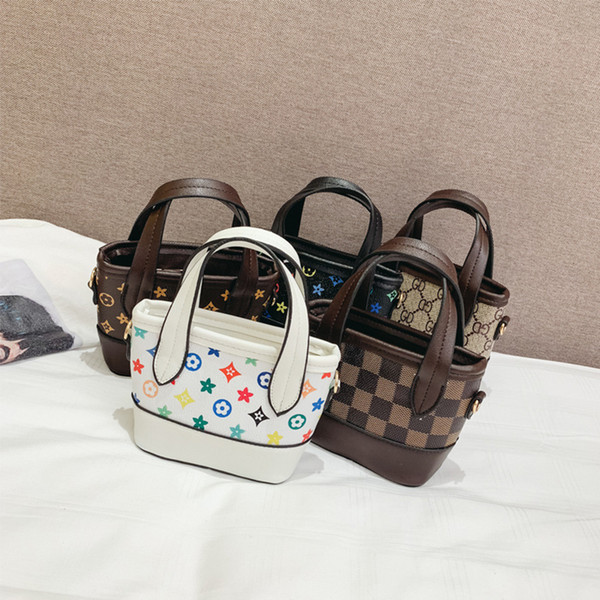 2019 New Kids Handbags Fashion print Designer baby Mini Purse Shoulder Bags Teenager children Girls Messenger Bags Cute Christmas GiftsC6142