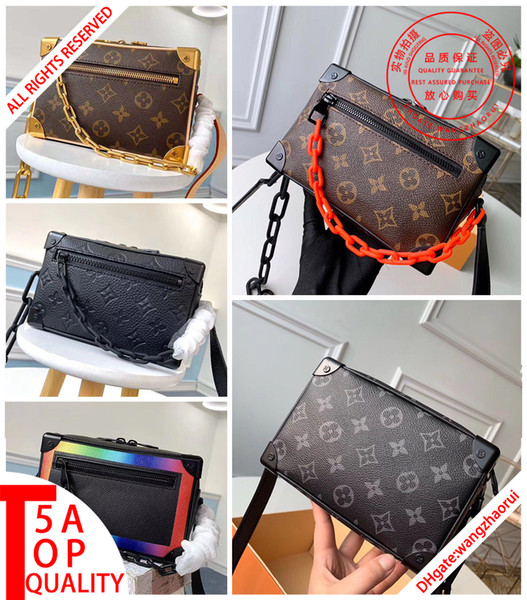 New style 5A Top quality Designer bags MINI SOFT TRUNK M44480 Men Crossbody Bags real leather messenger bag M30351 shoulder bag withbox A005