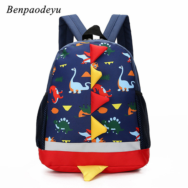 Children Bag Cute Cartoon Dinosaur Kids Bags Kindergarten Preschool Backpack For Boys Girls Baby School Bags 3-4-6 Years Old Y190601